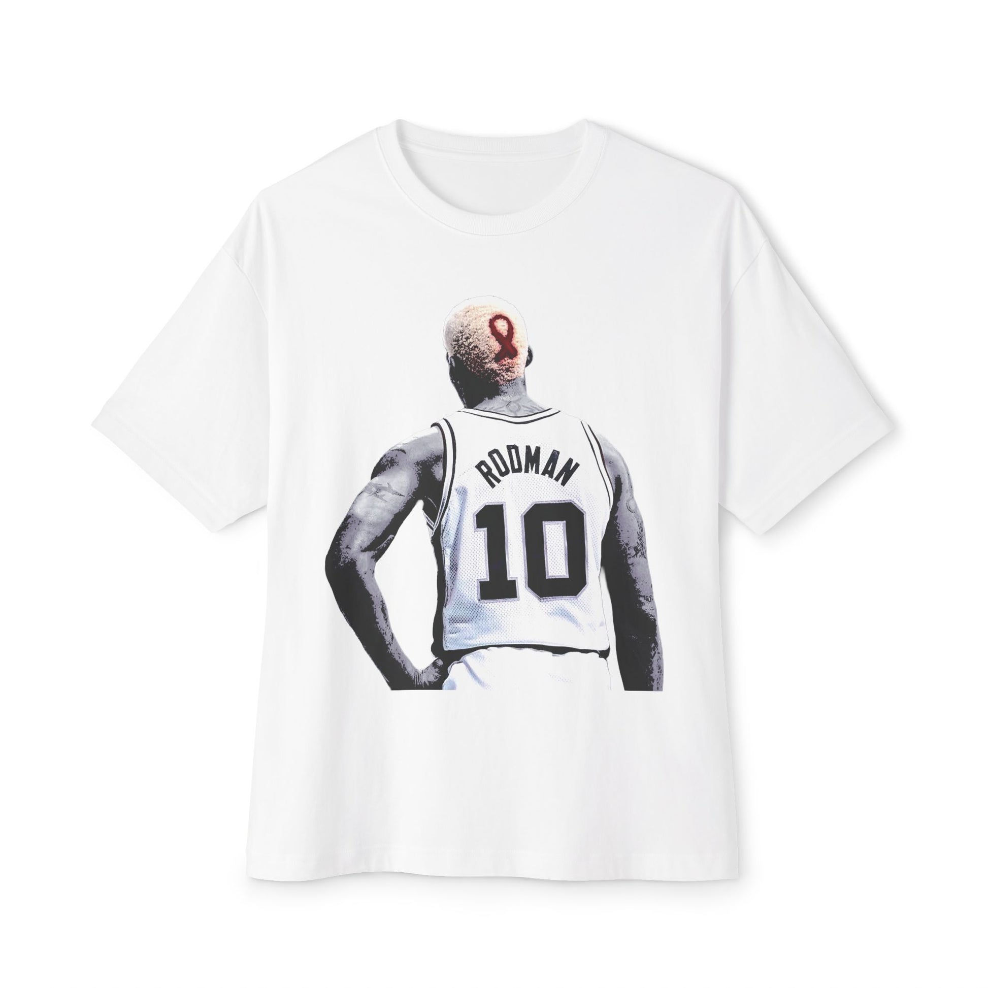Dennis Rodman Spurs Heavyweight Graphic T-Shirt