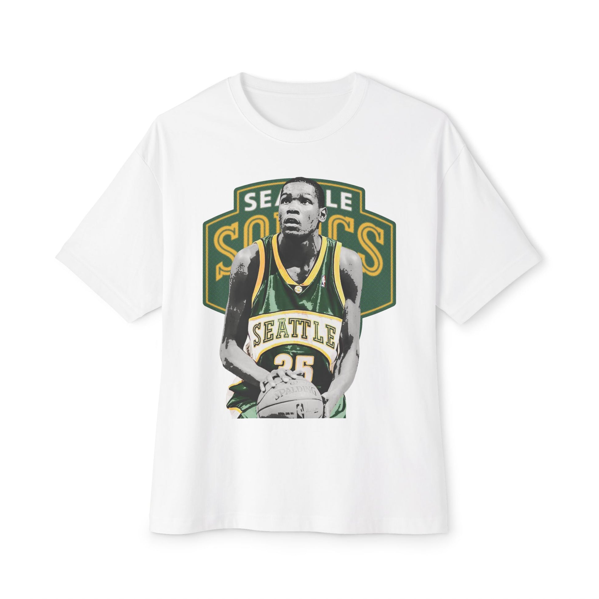 Kevin Durant Seattle SuperSonics Heavyweight Graphic T-Shirt