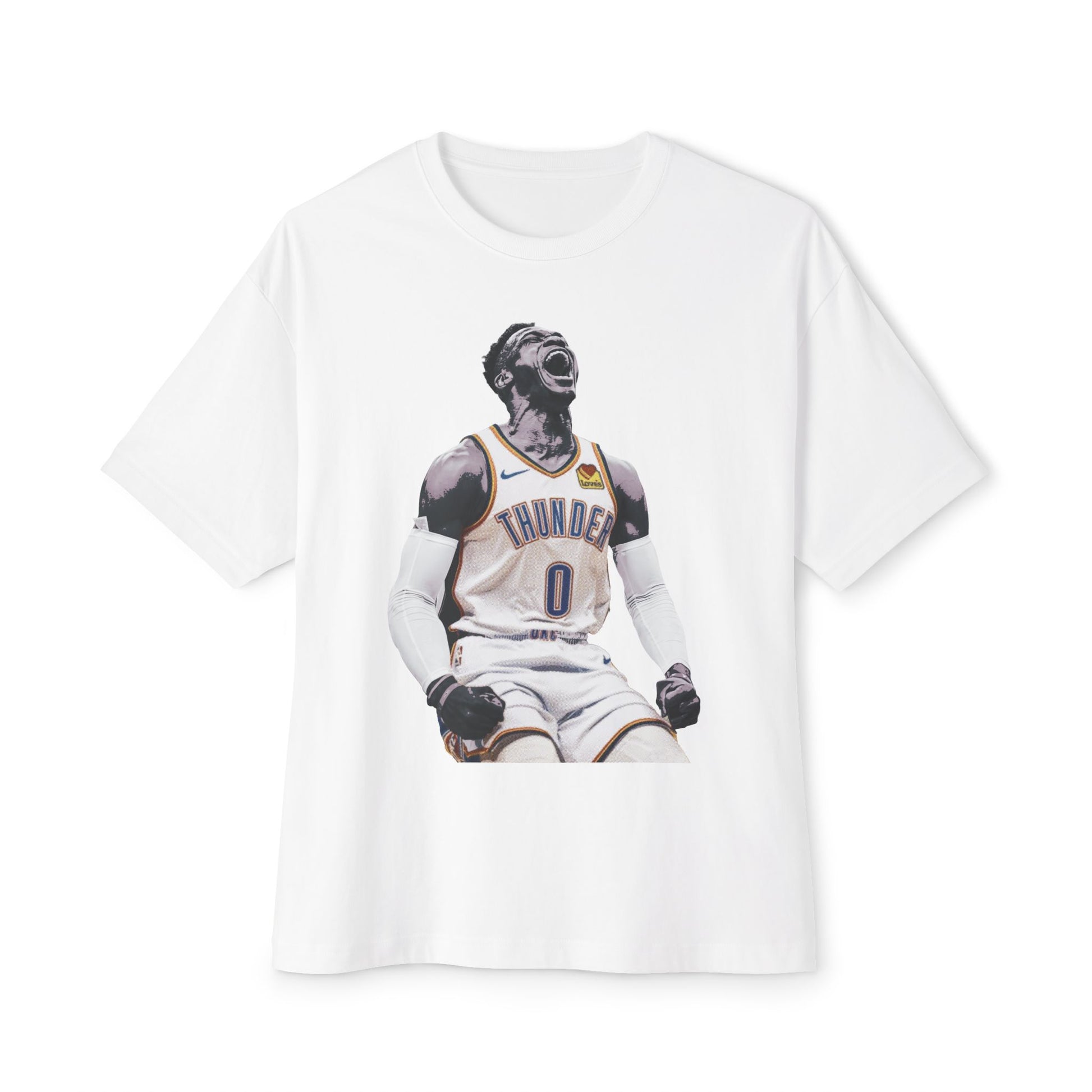 Russel Westbrook OKC Thunder Heavyweight Graphic T-Shirt